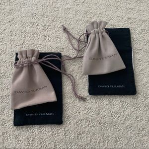 David Yurman bracelet pouch and cleaning cloth